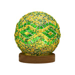 Stained Glass Table Lamp Mosaic Led Lamp