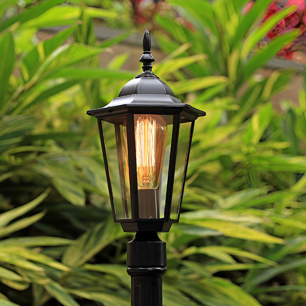 Retro Black Outdoor Pathway Light Li002091