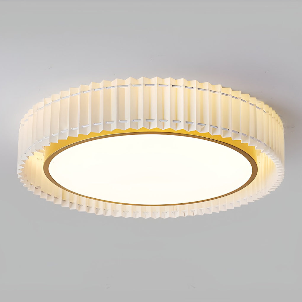 Circular Pleated Nordic Ceiling Light Li001940