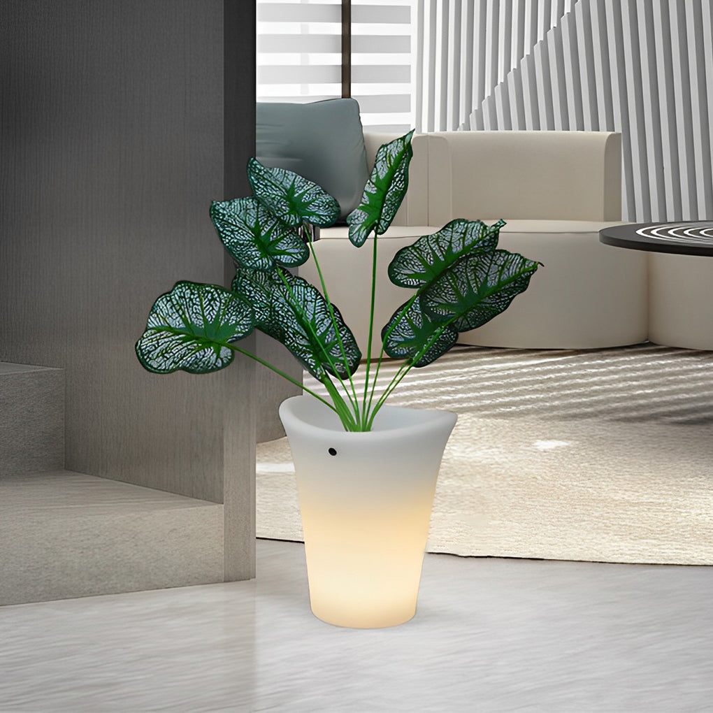 Waterproof Luminous Flowerpot Solar Light Ha099047