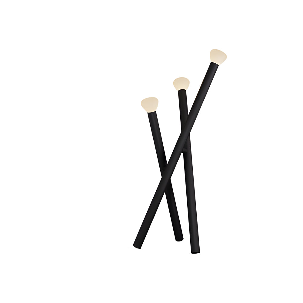 3 Light Minimalist Modern Stick Floor Lamp