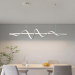 Aurelia 360° Rotating LED Chandelier — Nordic Modern Pendant Light for Dining and Living Spaces