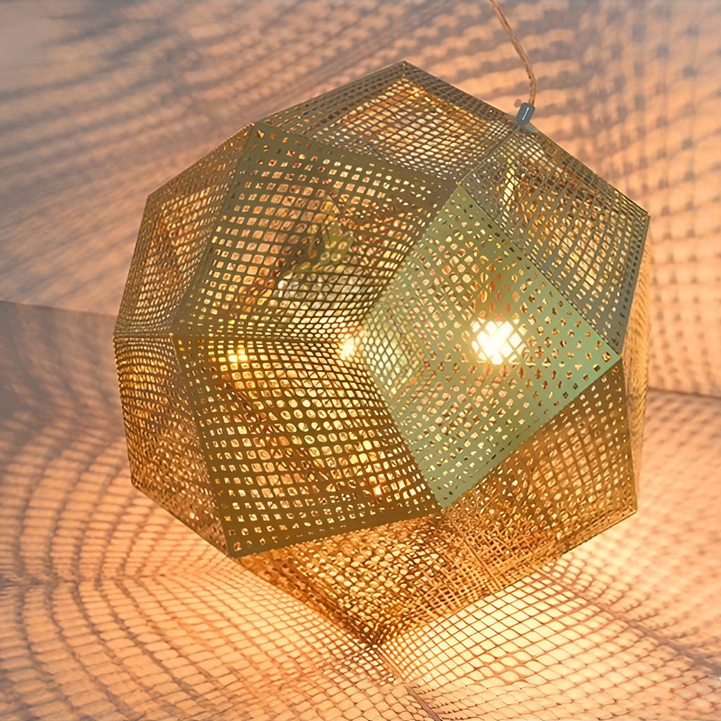 Geometric Round Pendant Light Li001974