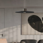 Round Plate Shaped Led Modern Pendant Light