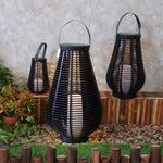 Waterproof Led Black Portable Solar Lantern Li002711