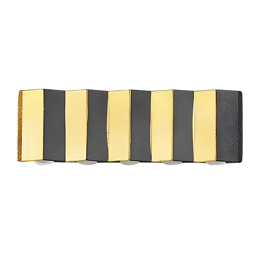 Black Gold Aluminum Led Outdoor Up Down Wall Light