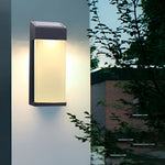 Rectangular Led Outdoor Solar Sconce Light