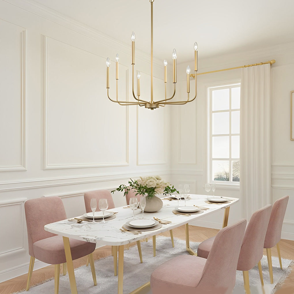 8 Lights Candlelight Chandelier Ha098567