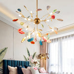 Nordic Minimalist Modern Simple Branch Agate Pendant Lamp