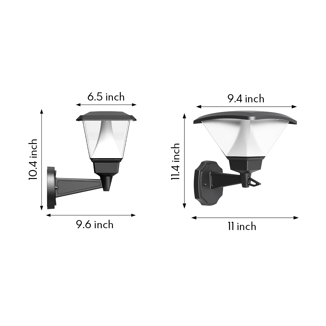 Modern Outdoor Wall Sconce with Warm LED Glow