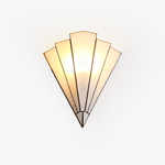 Elowen Deco Wall Sconce – Art Deco Opal Glass & Metal Lighting