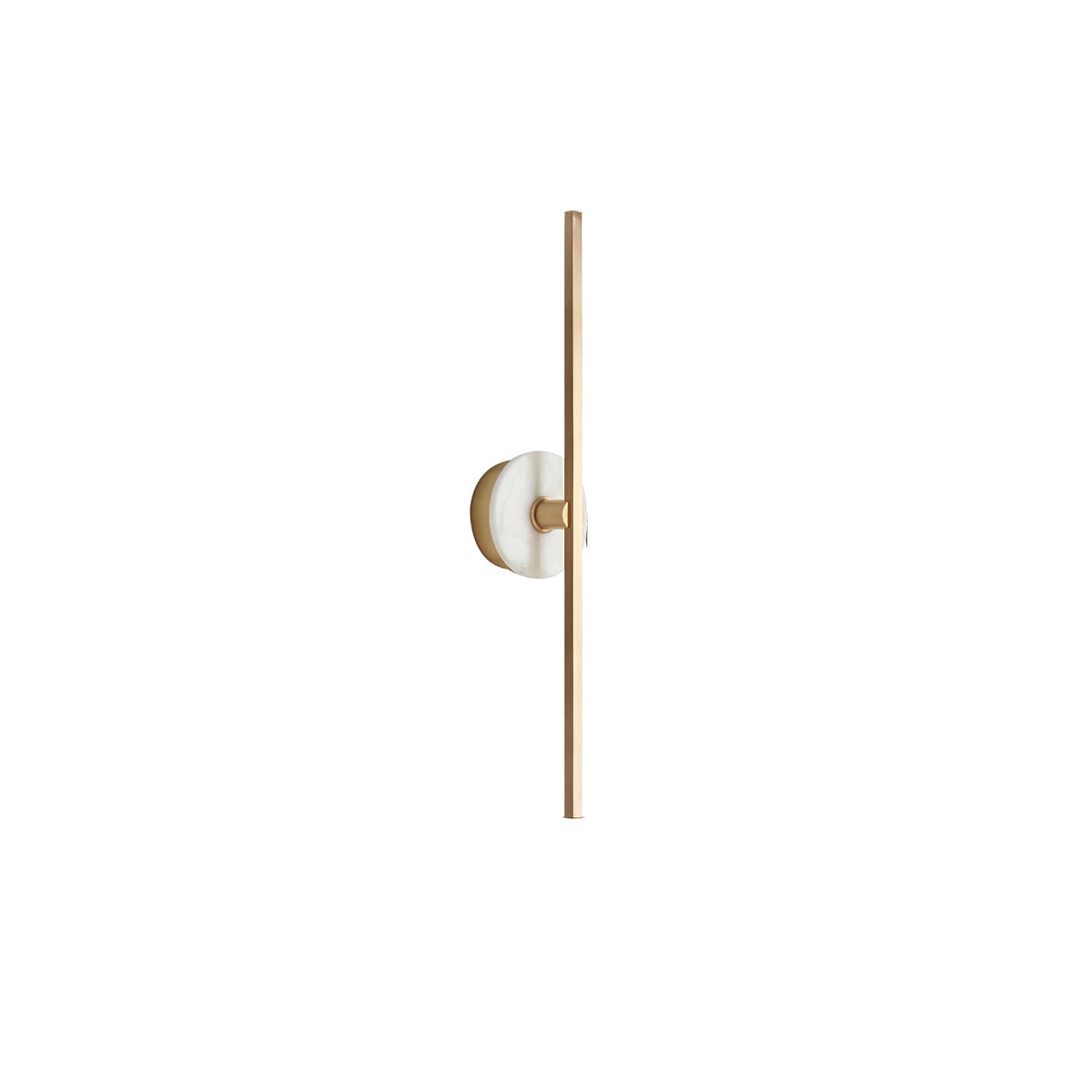 Zylaro Stone Wall Light – Brushed Brass & Marble LED Sconce