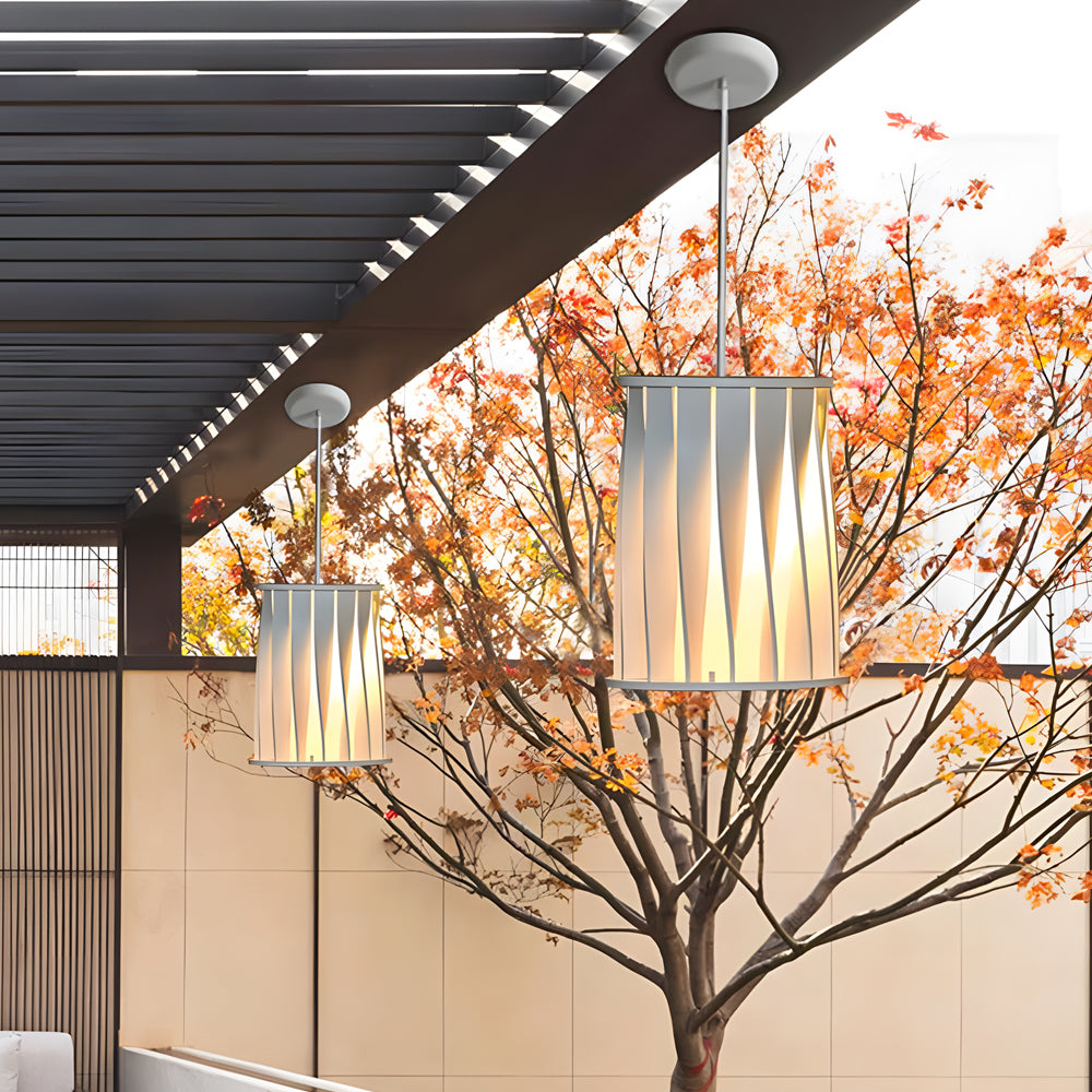 Semi Flush Outdoor Ceiling Light – Waterproof Aluminum LED Pendant