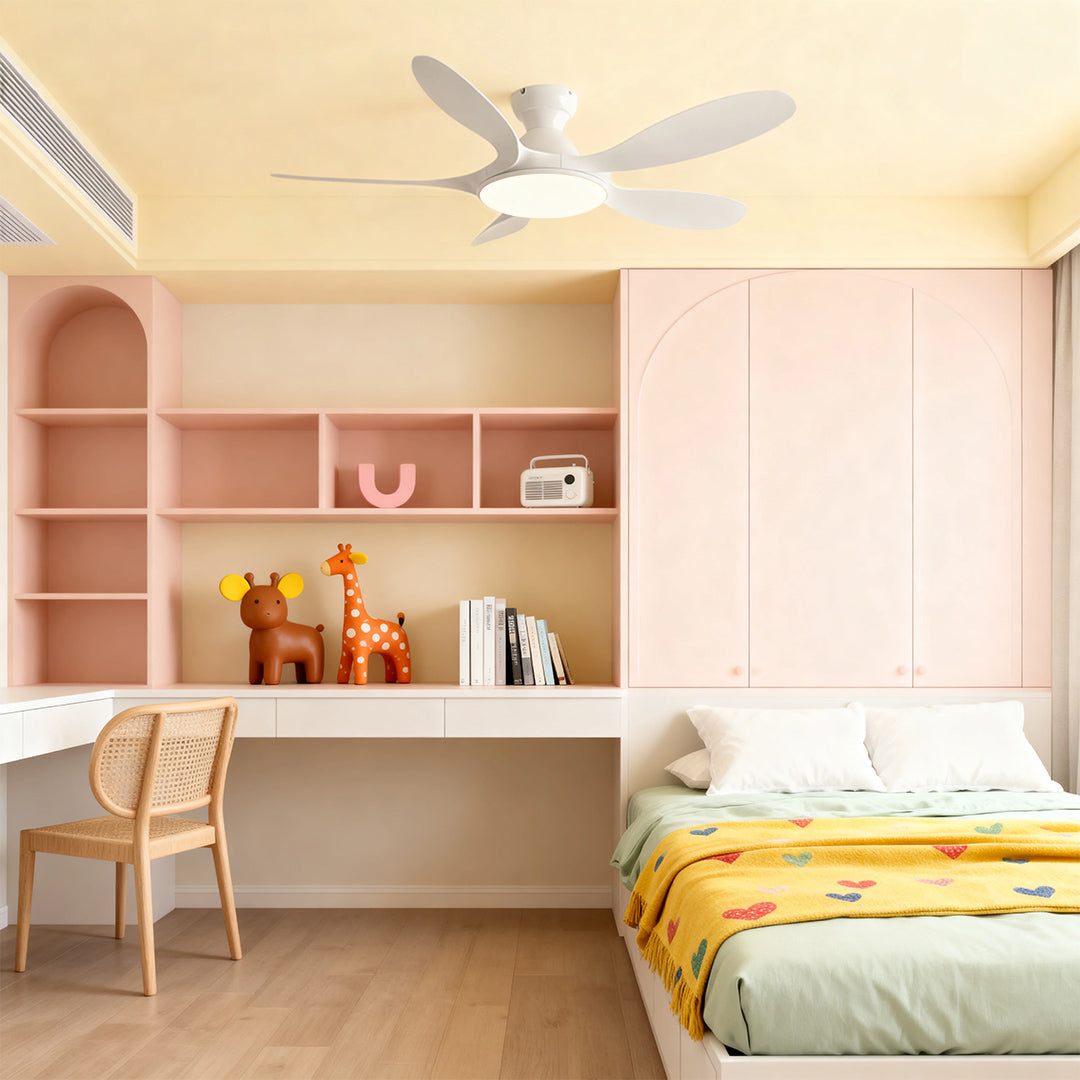 Aurelia 5-Blade LED Ceiling Fan with Full-Spectrum Light