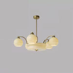 Opaline Art Deco Chandelier 3