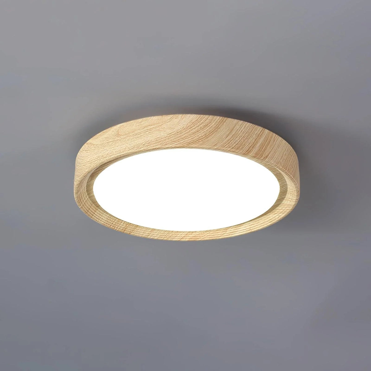 Wooden Veneer Ceiling Light