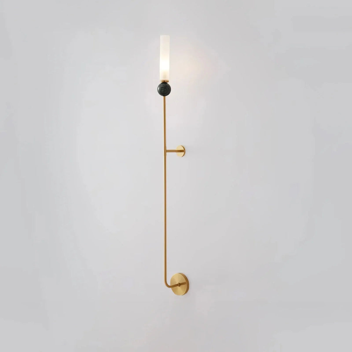 Vertical Marble Accent Wall Light