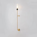 Vertical Marble Accent Wall Light