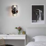 Twin Sphere Contemporary Wall Light