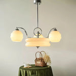 Opaline Art Deco Chandelier 3