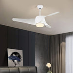 52 Inches Creative Intelligent Timing Three Color Dimming Ceiling Fan Light