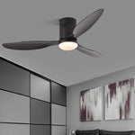 52 Inches Variable Frequency Three Color Dimming Led Ceiling Fan Light With Remote Control