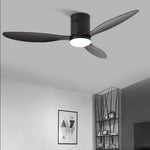 52 Inches Variable Frequency Three Color Dimming Led Ceiling Fan Light With Remote Control