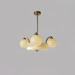 Opaline Art Deco Chandelier 3