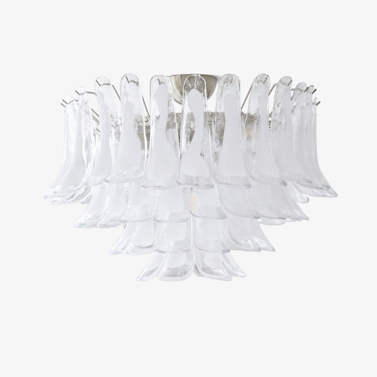 Wave Glass Ceiling Lamp | Murano Art Glass Flush Mount Light