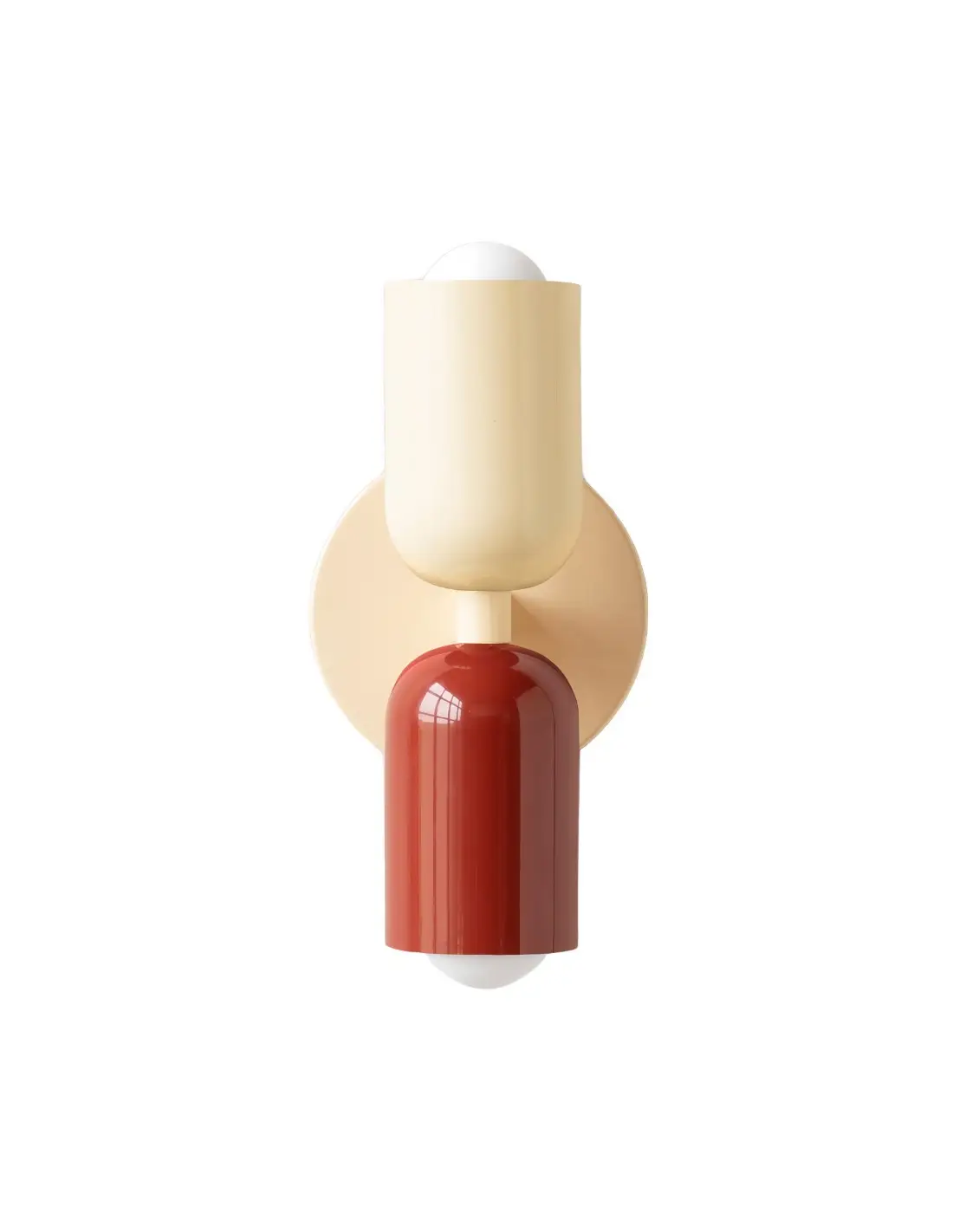 Two Color Candle Wall Light