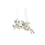 Golden Gingko Leaf Chandelier