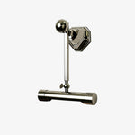 Retro Revival Wall Sconce in Polished Chrome for Vintage-Inspired Interiors