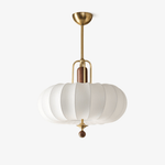 Silka Pendant Light – Modern Silk Cocoon Shade, Designer Ceiling Lamp