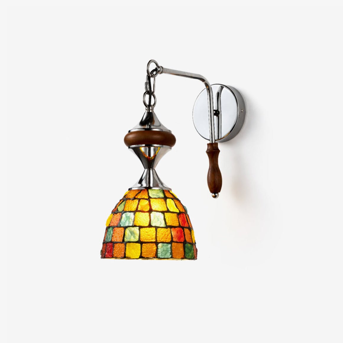 Virello Mosaic Wall Sconce — Art Glass Ambient Lighting for Modern Interiors