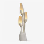 Bloom Pod Sculptural Floor Lamp with Organic Petal Shades