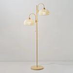 Rattan Bend Floor Lamp