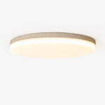 Noa Travertine Ceiling Light – Modern Natural Stone Flush Mount for Bedroom & Living Room