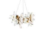 Selene Droplet Chandelier – Hand-Blown Murano Glass Pendant Light