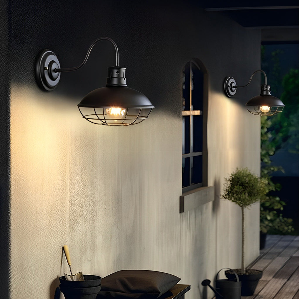 Retro Industrial Style Outdoor Wall Light Ha085563