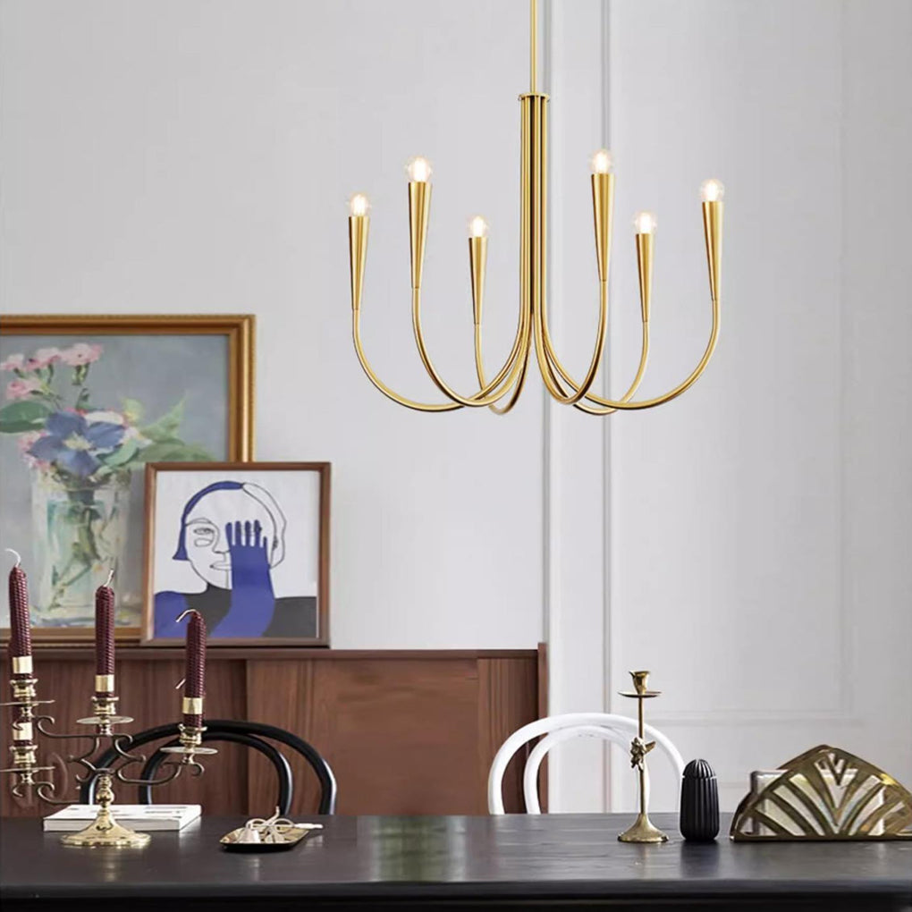 Retro Candlelight Chandelier Ha091593