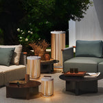 Handmade Rattan Solar Outdoor Lantern Ha090543