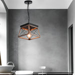 Geometric Industrial Style Ceiling Light Ha083302