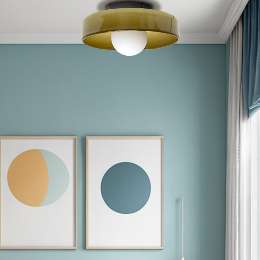 Modern Round Flush Mount Ceiling Light