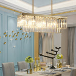 Rectangular Crystal Chandelier Ha087444