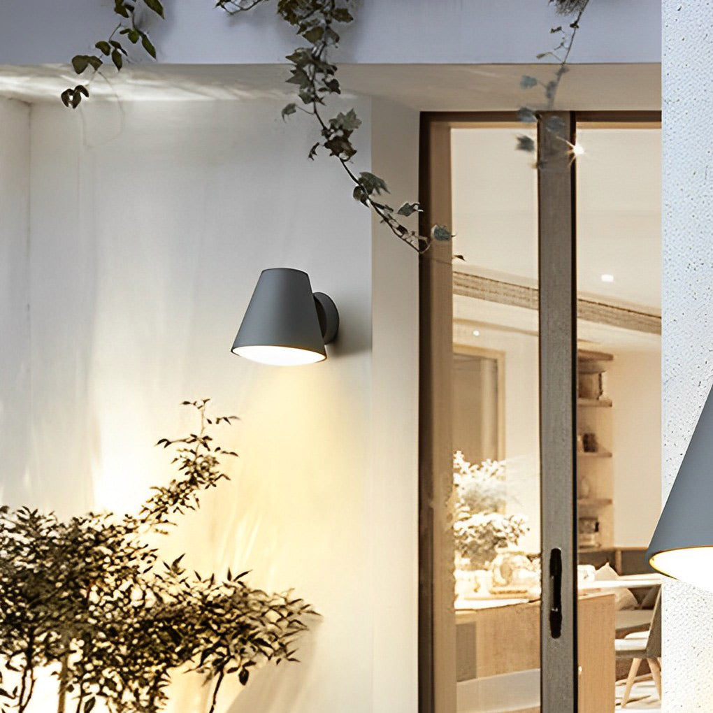 Cone Shape Outdoor Wall Lamp Ha083058