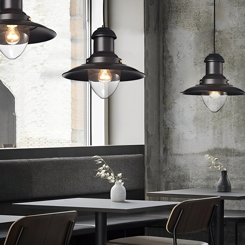 Round Retro Small Pendant Light Ha084471