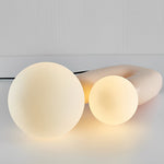 2 Light Modern Beige Cactus Led Accent Table Lamp