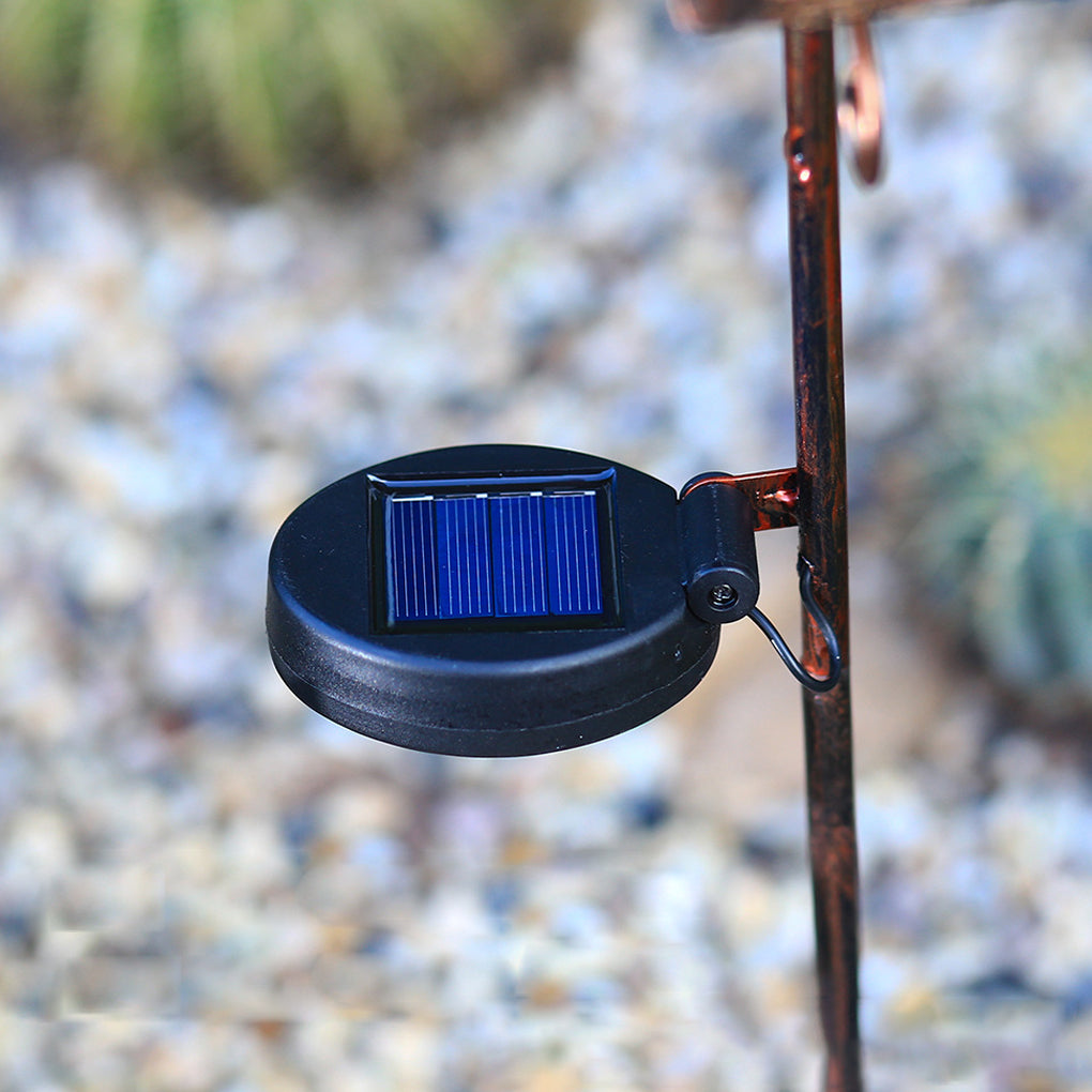 Round Iron Hollow Solar Ground Light Li002500