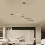 Modern Circular 2 3 Light C Shape Suspension Ceiling Lamp