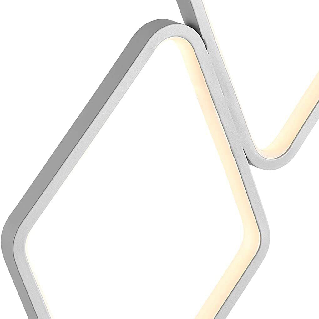 Modern Metal Square Stacked Led Floor Lamp